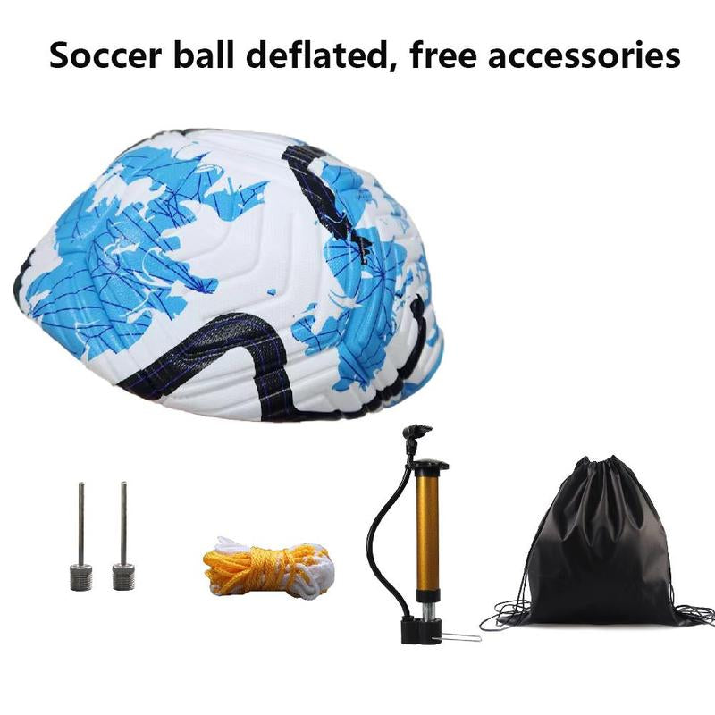 Elevate Your Game with Our Size 5 PU Soccer Ball - Complete Training Set with Accessories, Perfect for Players of All Ages!
