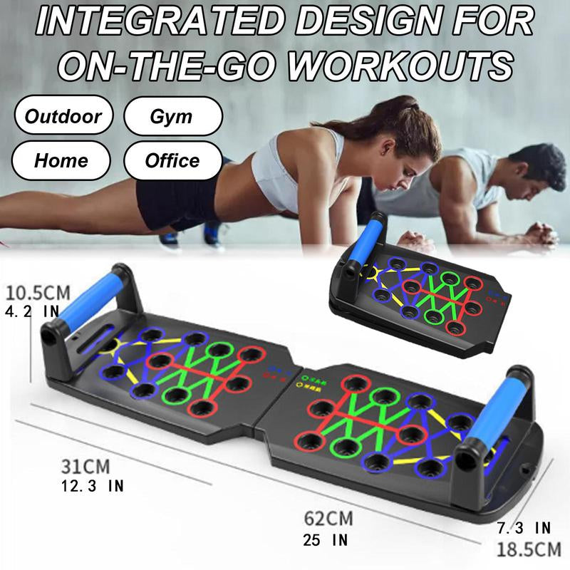 Revolutionize Your Workout with the Multifunctional Push Up Trainer Board - Build Chest Strength and Maximize Efficiency at Home or Gym!