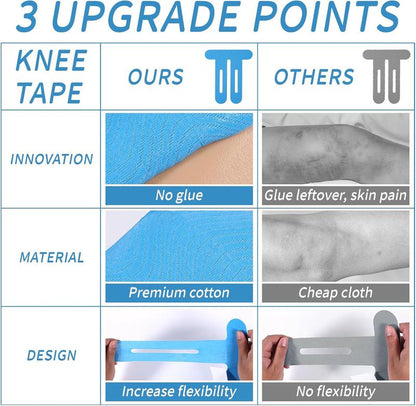 Precut Kinesiology Tape for Knees