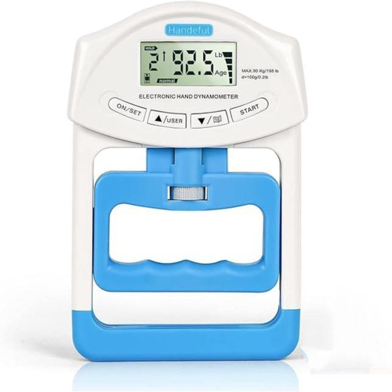 Unleash Your Grip Strength with the Handexer Hand Dynamometer – 198 Lbs/90 Kg Digital Tester for Sports, School, and Home!