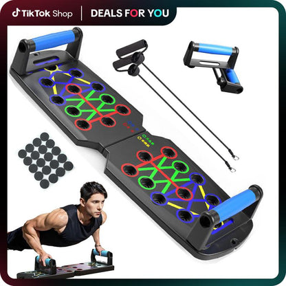 Revolutionize Your Workout with the Multifunctional Push Up Trainer Board - Build Chest Strength and Maximize Efficiency at Home or Gym!