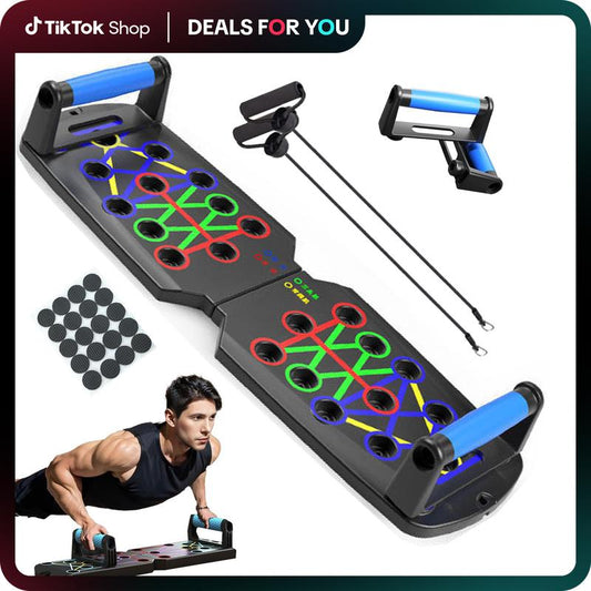Revolutionize Your Workout with the Multifunctional Push Up Trainer Board - Build Chest Strength and Maximize Efficiency at Home or Gym!