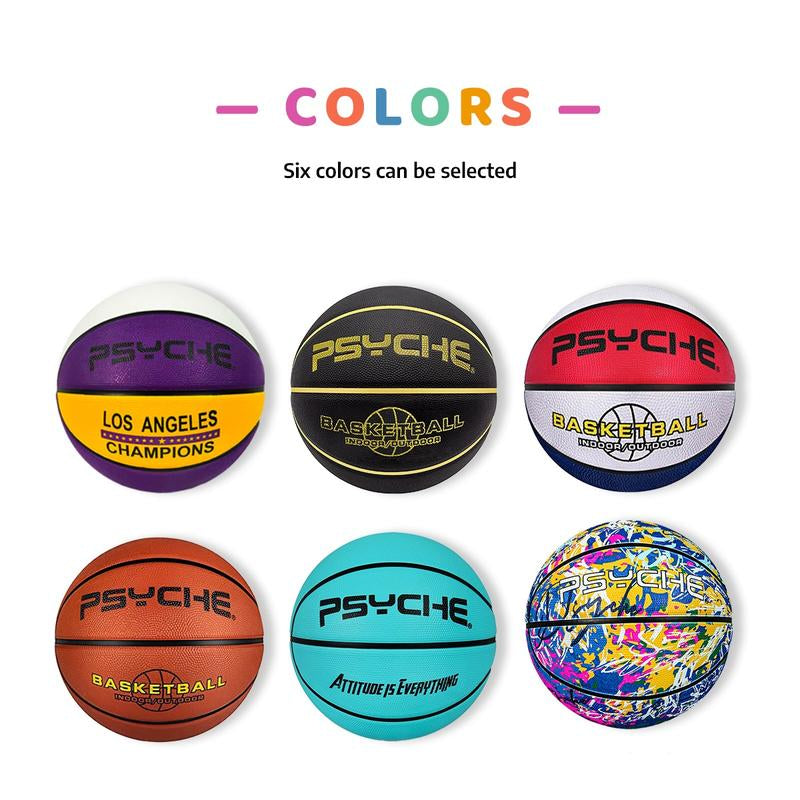 Elevate Your Game with the PSYCHE Original Classic Basketball - Perfect for All Courts! Available in All Official Sizes & Ideal for Gifting!