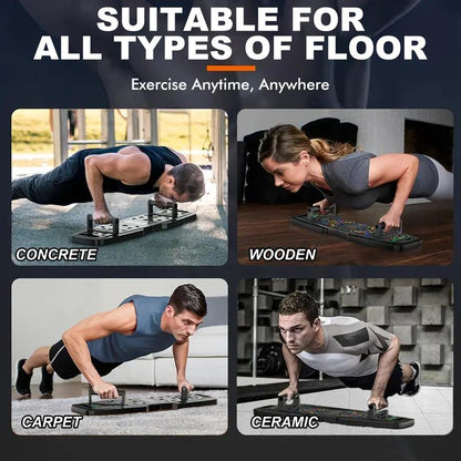 Revolutionize Your Workout with the Multifunctional Push Up Trainer Board - Build Chest Strength and Maximize Efficiency at Home or Gym!