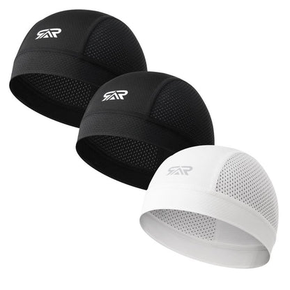 Longlong 2 Pack Breathable Skull Cap 