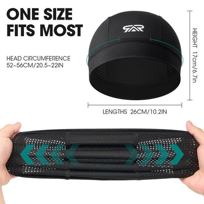 Longlong 2 Pack Breathable Skull Cap 