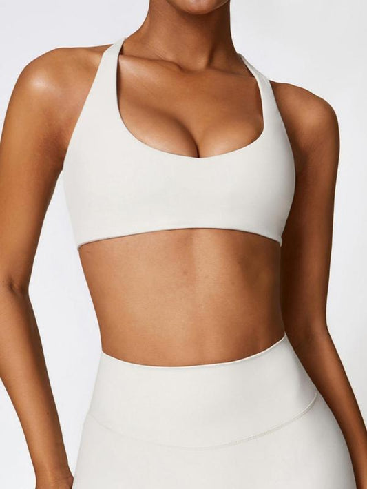 Women'S Solid Wireless Sports Bra
