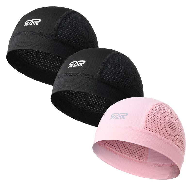 Longlong 2 Pack Breathable Skull Cap 