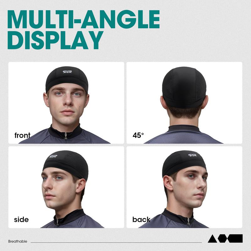 Longlong 2 Pack Breathable Skull Cap 