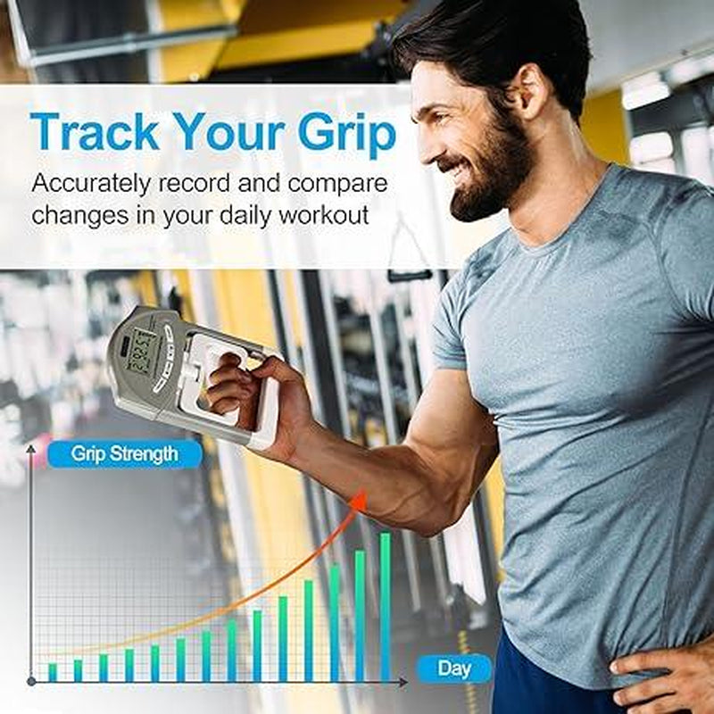 Unleash Your Grip Strength with the Handexer Hand Dynamometer – 198 Lbs/90 Kg Digital Tester for Sports, School, and Home!