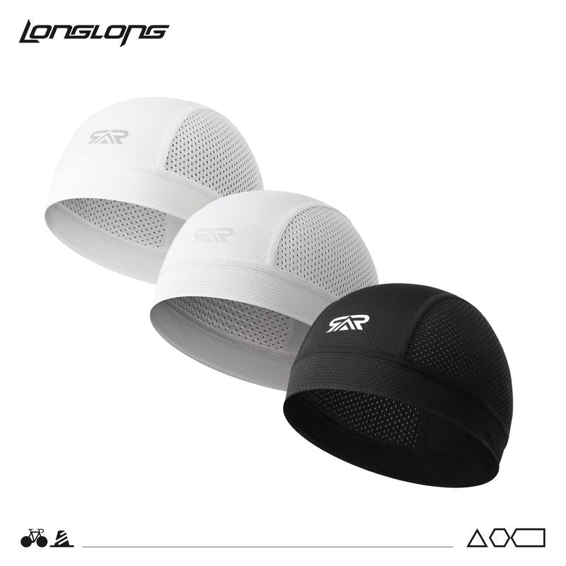 Longlong 2 Pack Breathable Skull Cap 