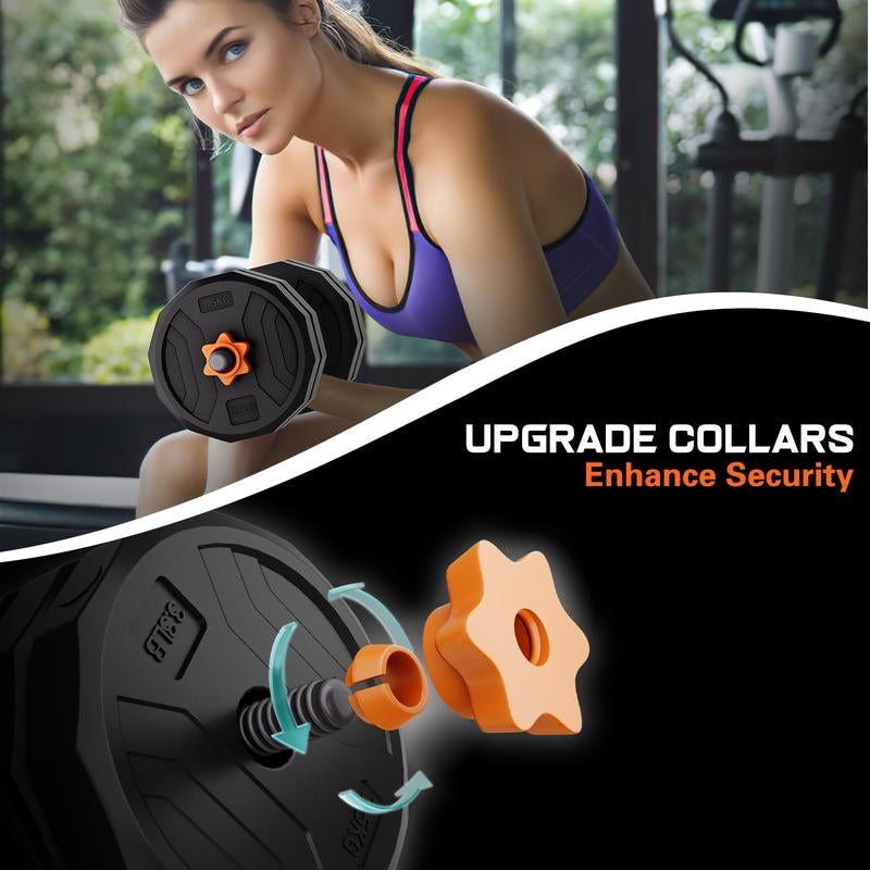 Transform Your Home Workouts with the Ultimate Adjustable Dumbbell Set - 32/44/66/88 Lbs for Dumbbell, Barbell, Kettlebell, and Push-Up Exercises!