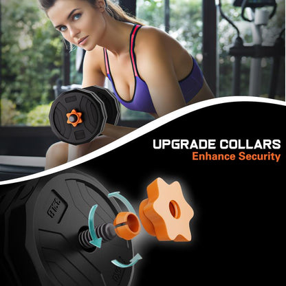 Transform Your Home Workouts with the Ultimate Adjustable Dumbbell Set - 32/44/66/88 Lbs for Dumbbell, Barbell, Kettlebell, and Push-Up Exercises!