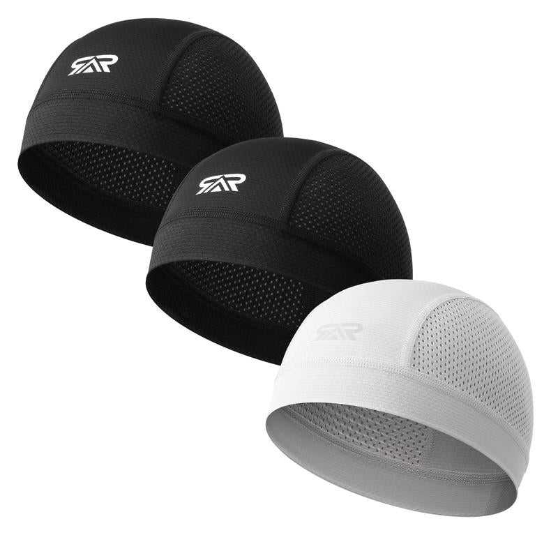 Longlong 2 Pack Breathable Skull Cap 