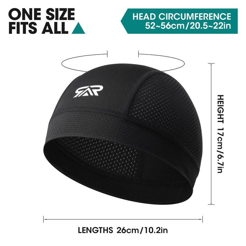 Longlong 2 Pack Breathable Skull Cap 
